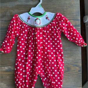 Red Polka Dot Kids One Piece
